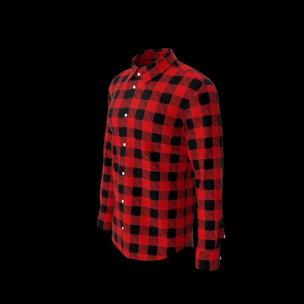 Man Plaid Shirt view 1
