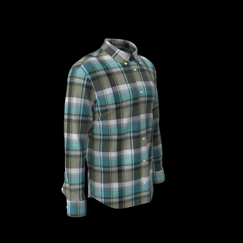 Men Check Shirt view 3